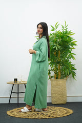 Robe Gandoura En lin 💚
