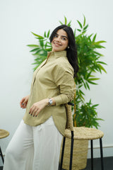 Chemise En Lin - Beige