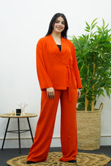 Ensemble Fluide Croisé - orange