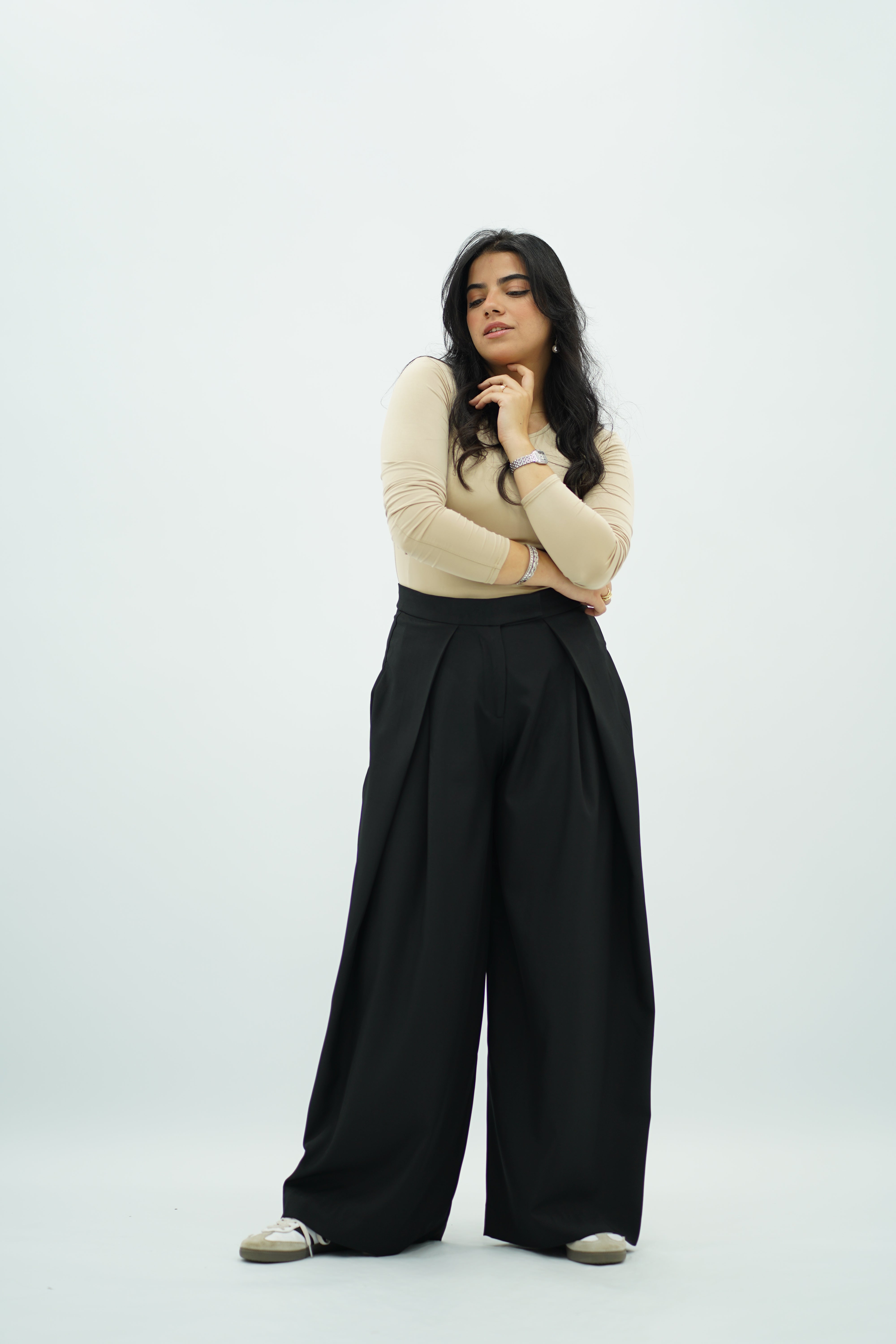 Pantalons Large a Pinces