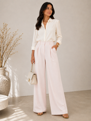 Pantalon Large Rose Bébé