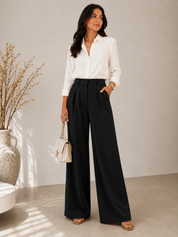 Pantalon Large Noir