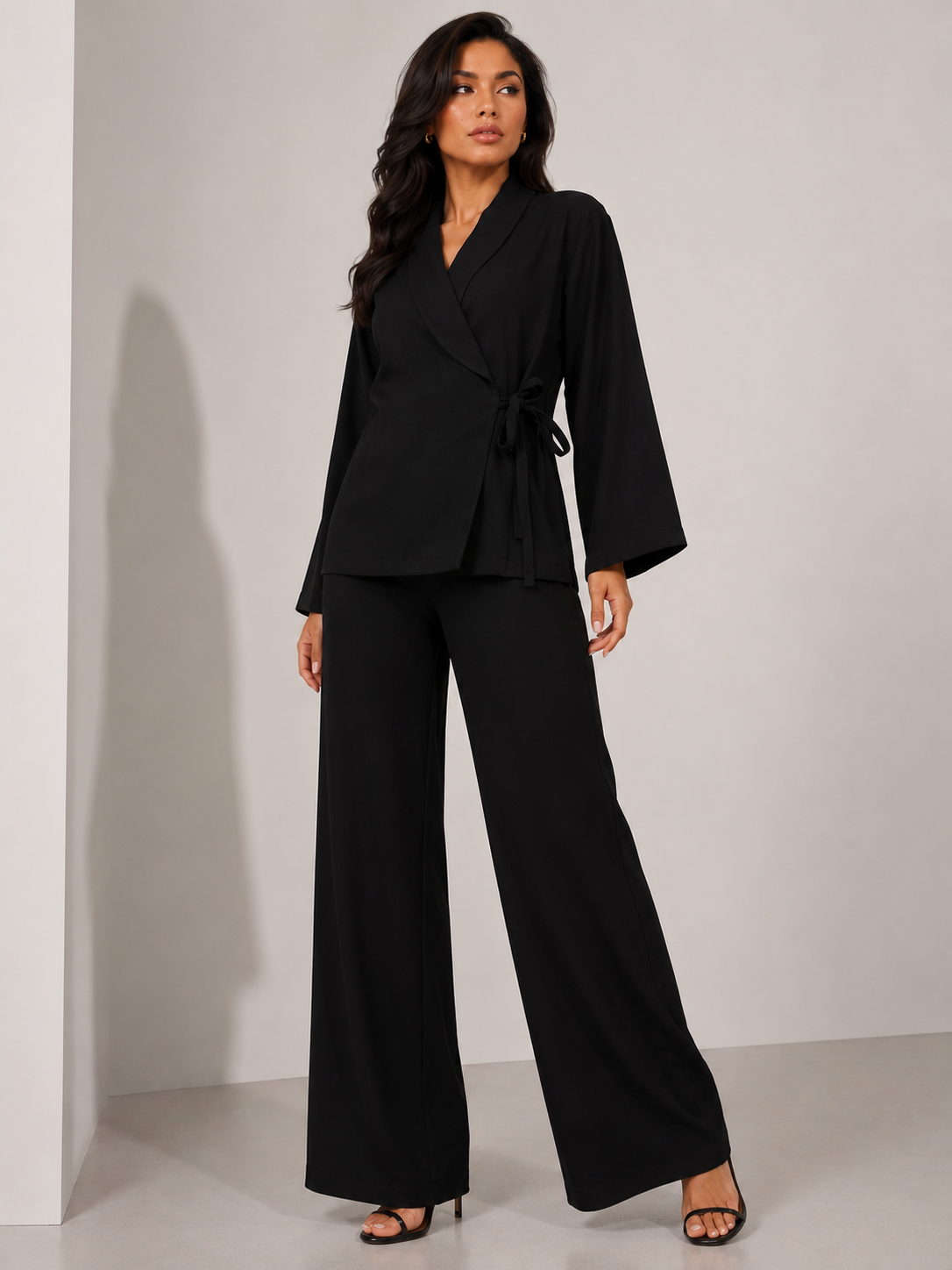 Ensemble Tencel Élégance Intemporelle – Noir