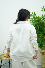 Chemise En Lin - Blanche
