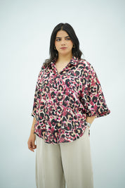 Chemise à motifs imprimées