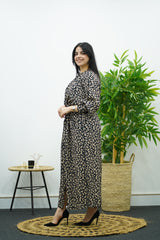 Robe langue imprimée