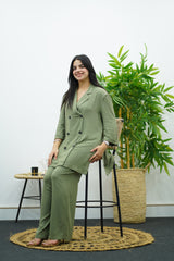 Ensemble Pantalon & Blazer - Kaki