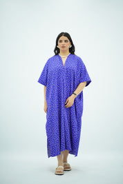 Robe Gandoura À motifs polkadot