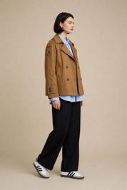 Trench Court Camel - Double Boutonnage