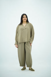 Ensemble en Tencel Vert olive