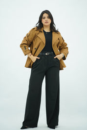 Trench Court Camel - Double Boutonnage