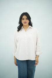 Chemise à Rayures Saumon
