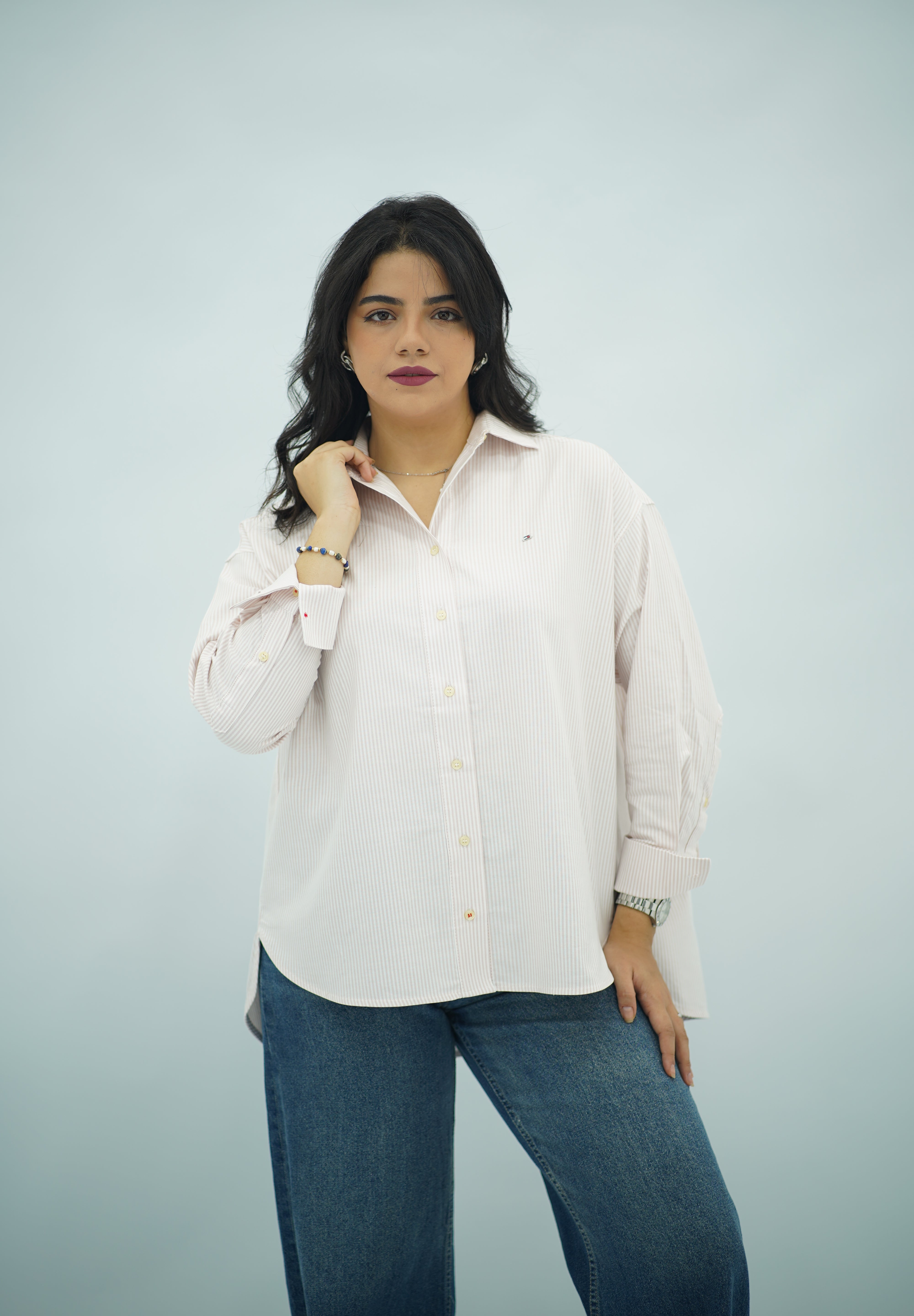 Chemise Élégante à Rayures