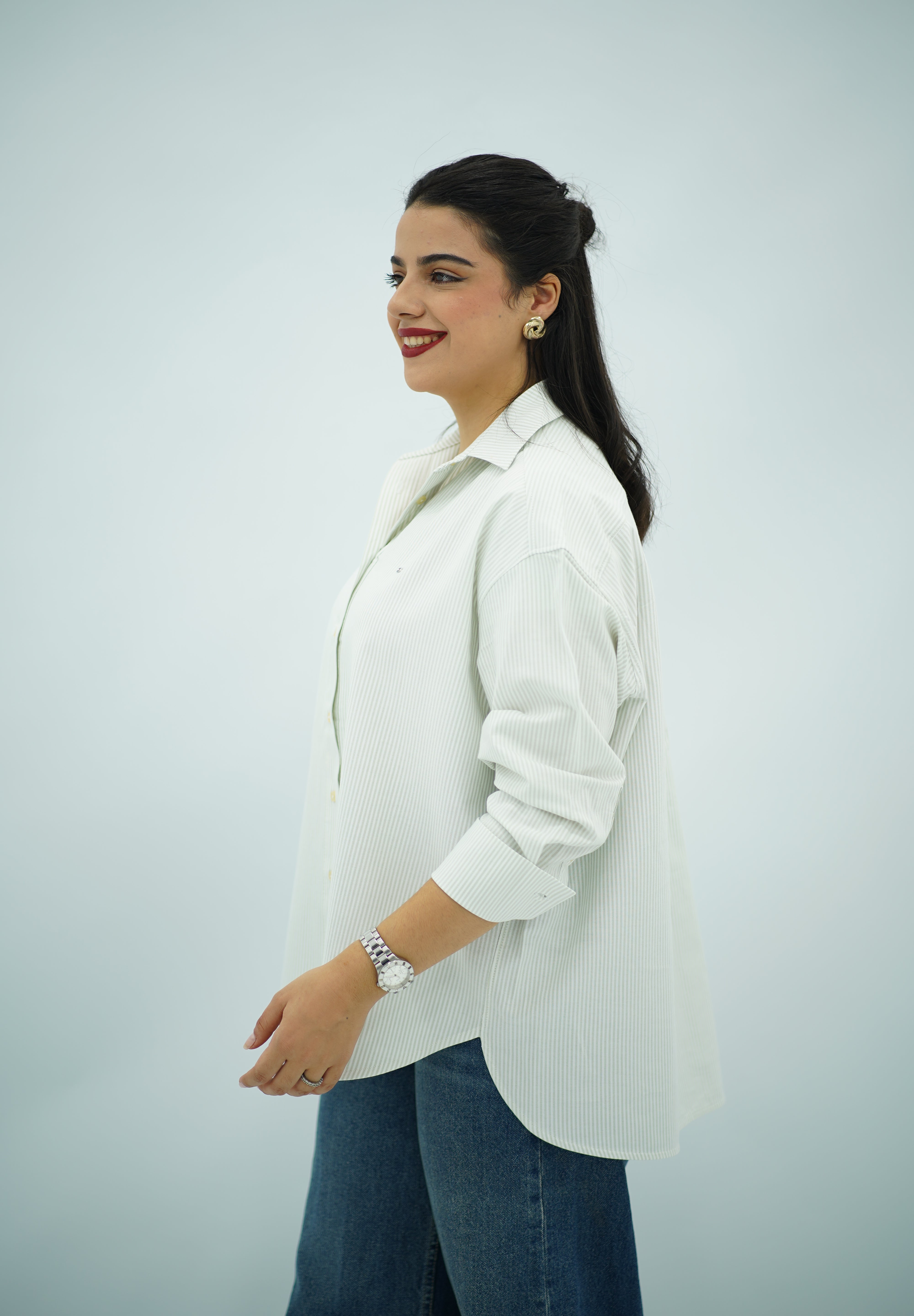 Chemise Élégante à Rayures