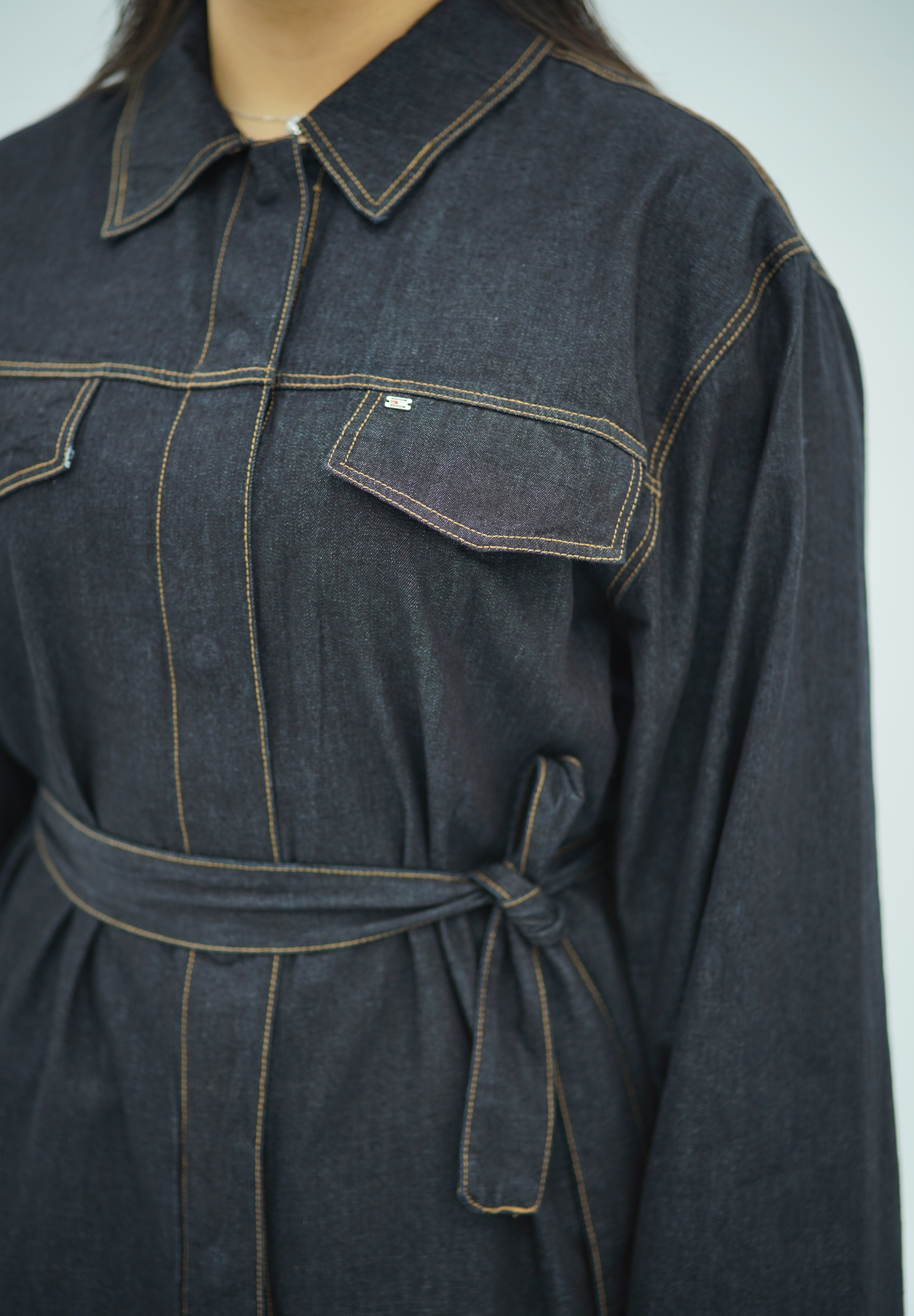 Ensemble Jean Brut Ceinturé