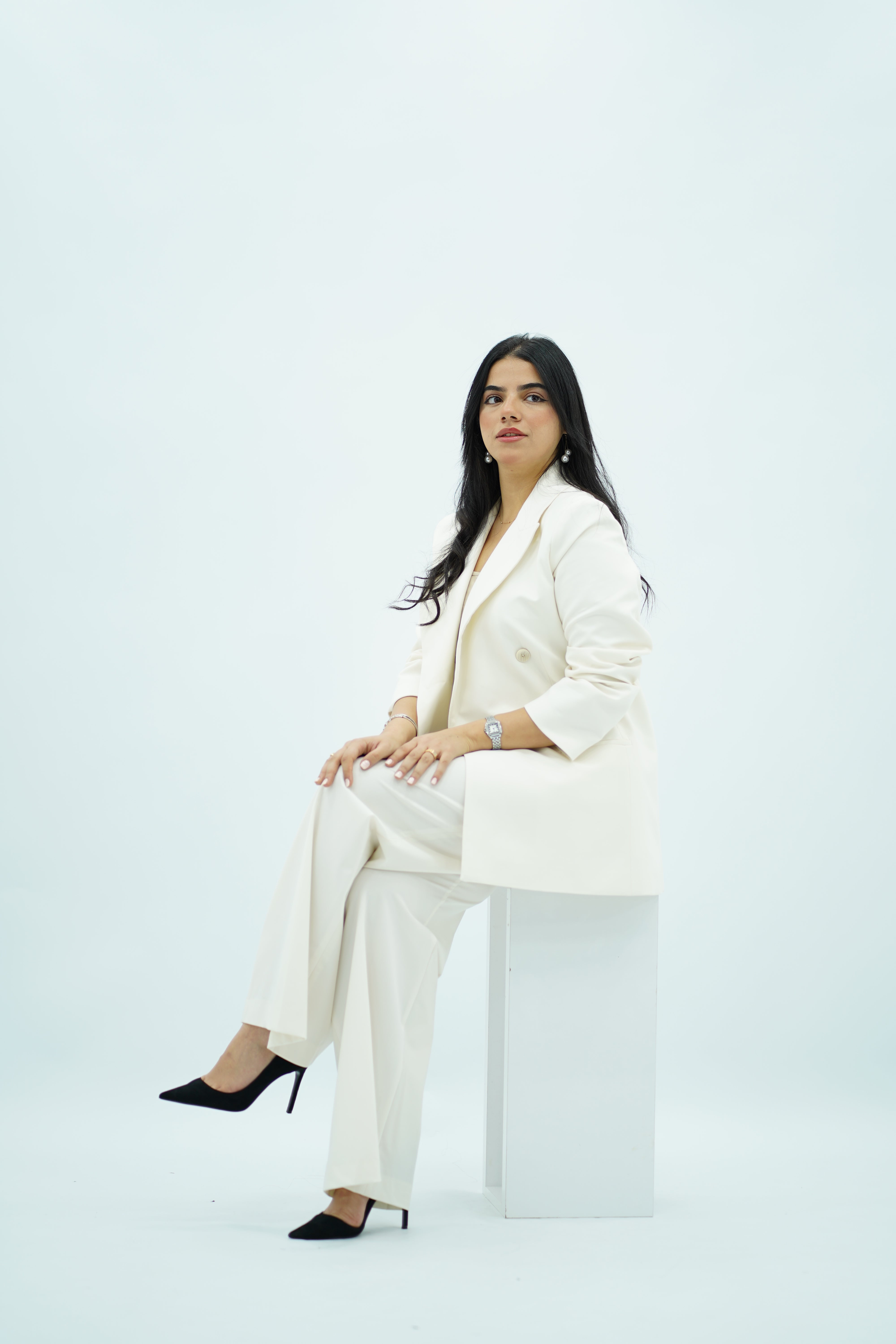 Tailleur Deux Pièces Écru 🕊️