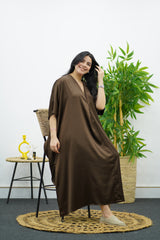 Robe Gandoura - Marron Chocolat