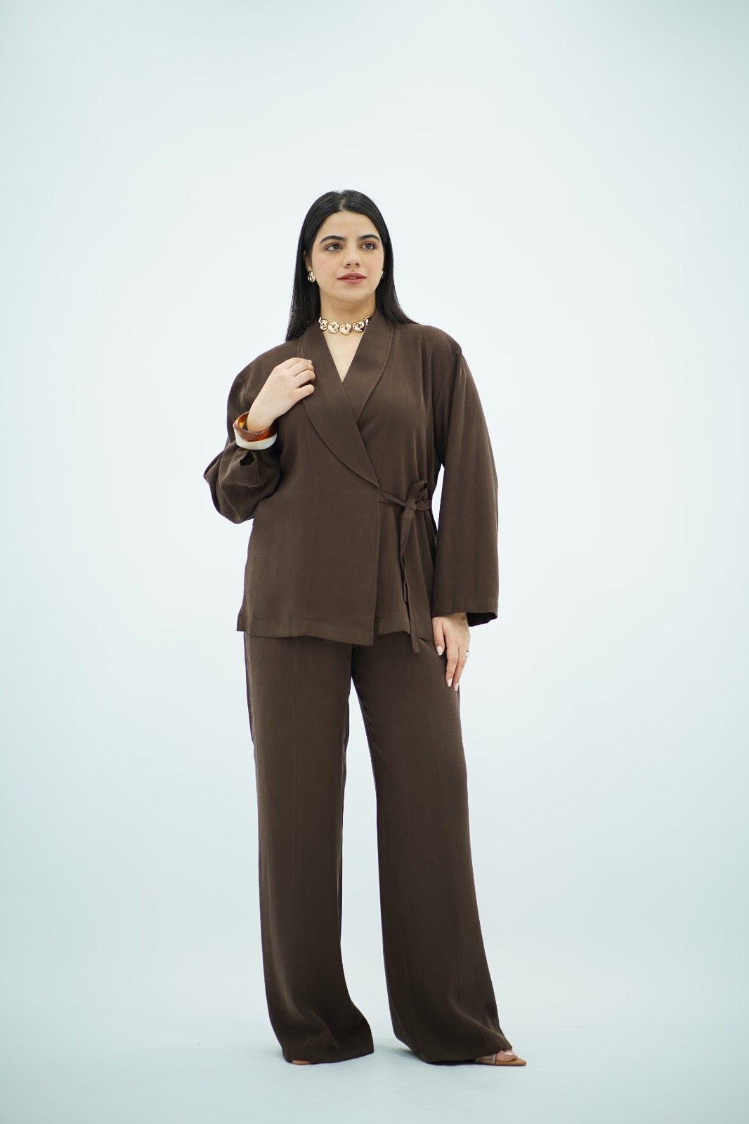 Ensemble Tencel - Marron chocolat