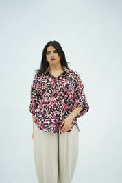 Chemise à motifs imprimées