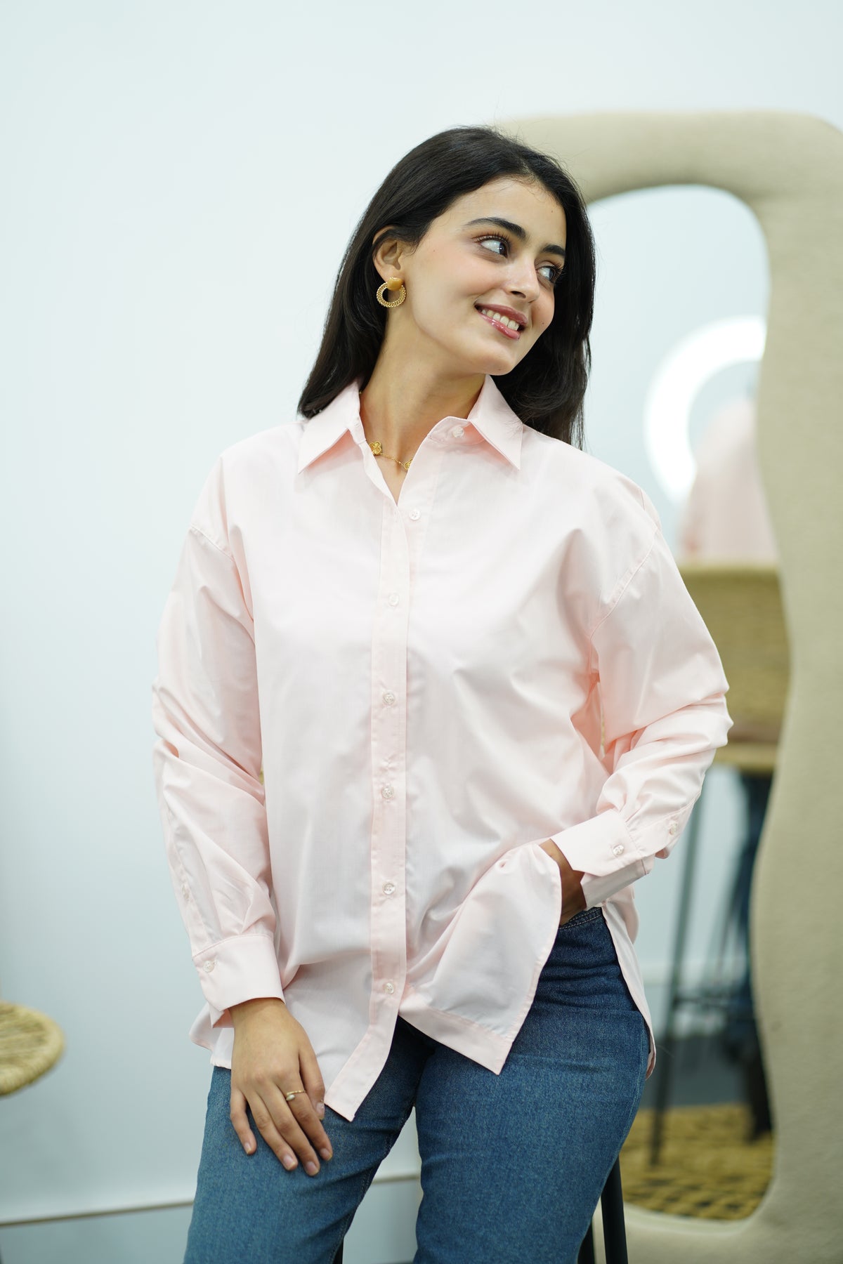 Chemise en popeline