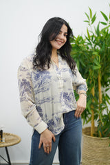Chemise En Mousseline Florale
