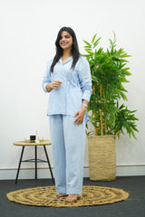 Ensemble En lin - Bleu ciel