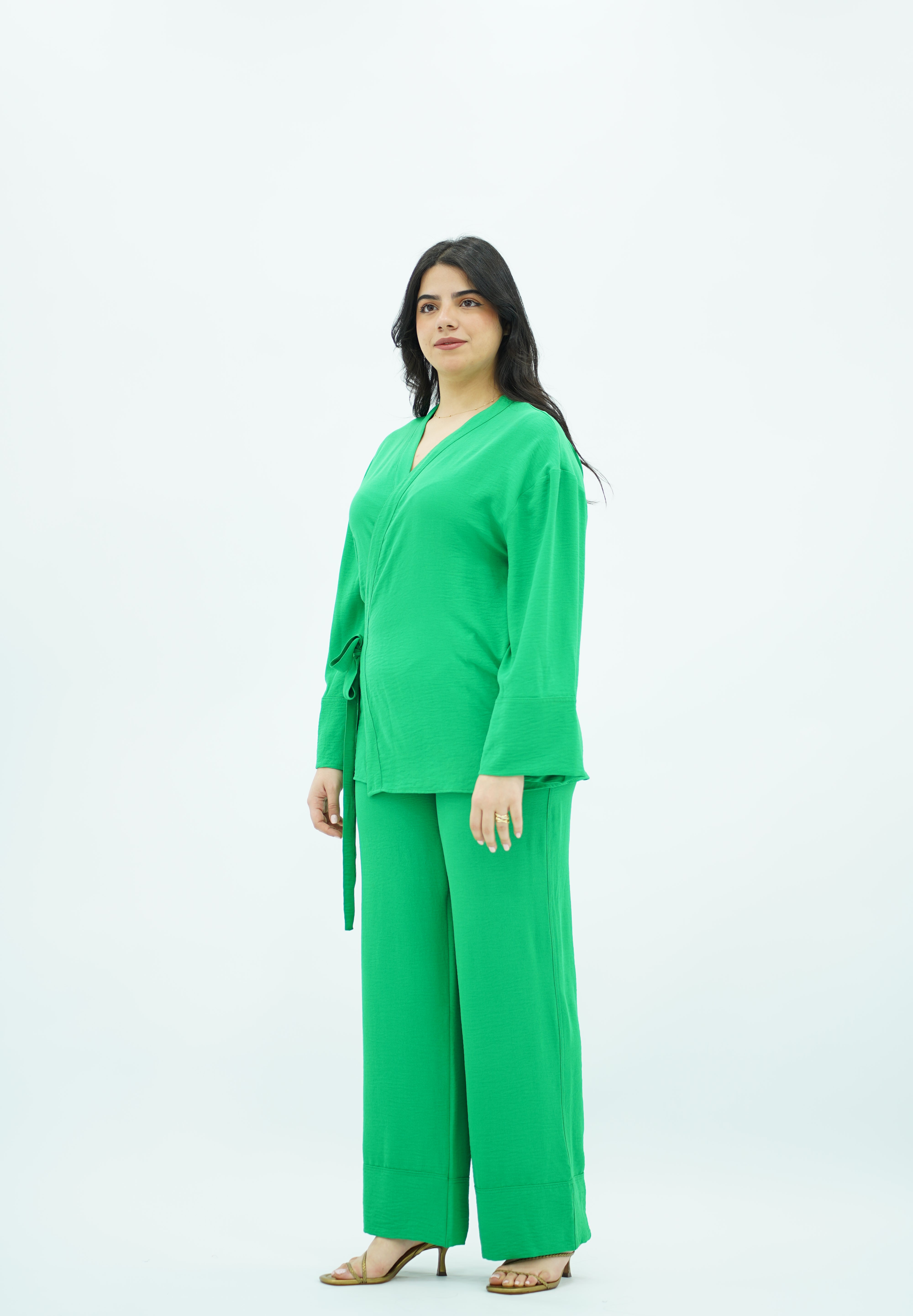 Ensemble En crêpe Vert éclatant 💚