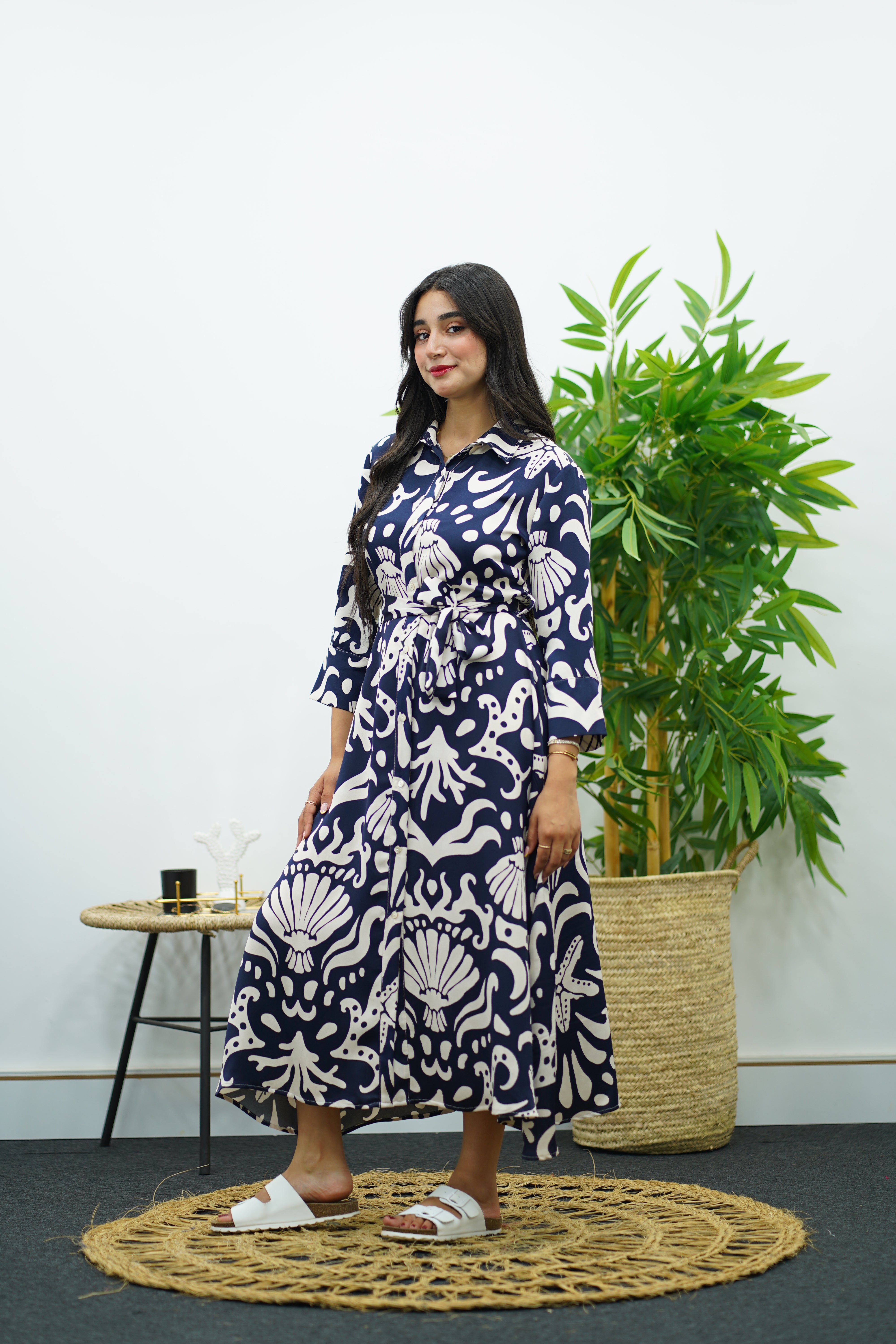 Robe fluide imprimé