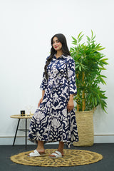 Robe fluide imprimé