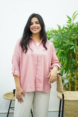 Chemise En Lin - Rose