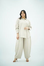 Ensemble Ballonné Blanc cassé