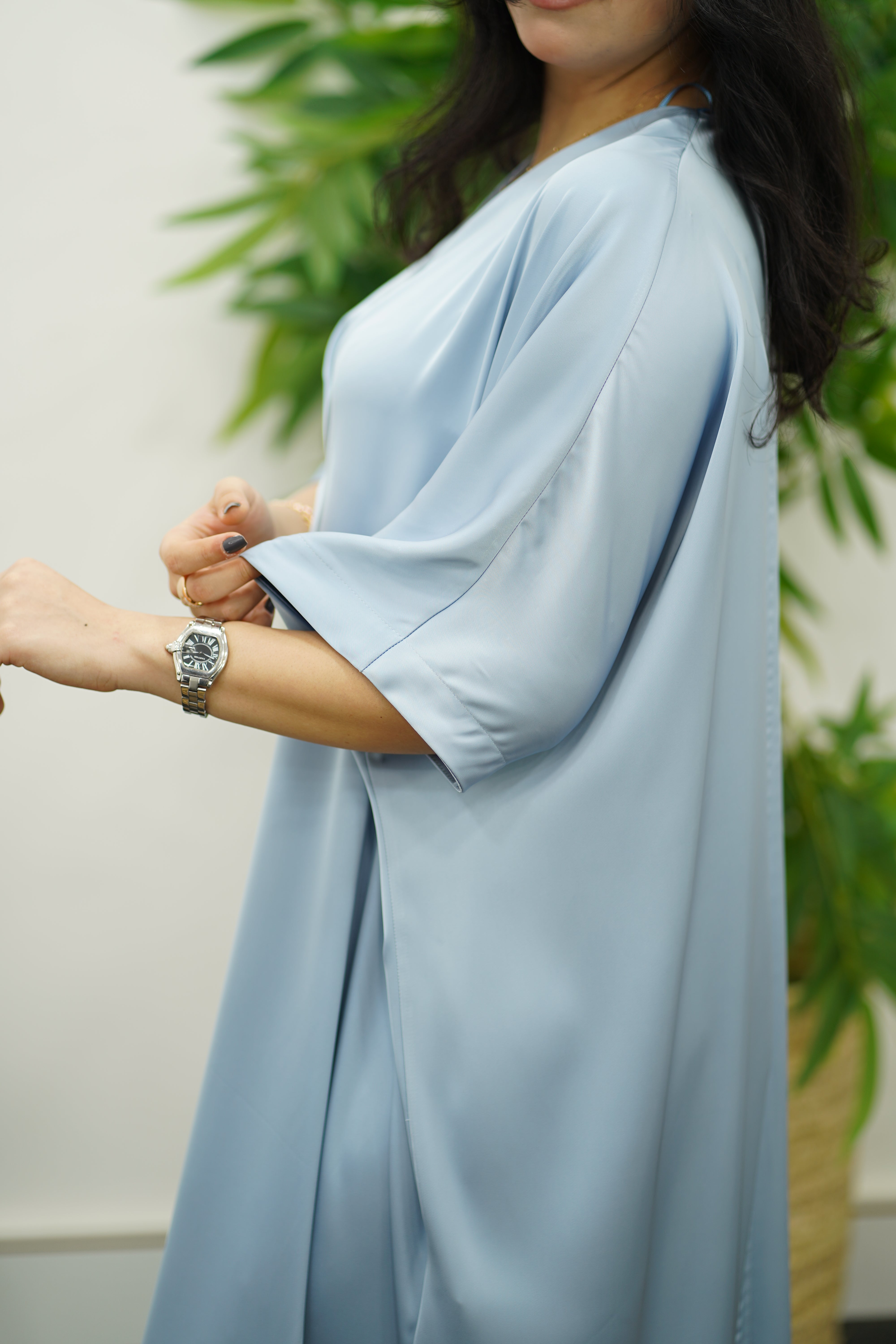 Robe Gandoura - bleu ciel