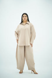Ensemble Ballonner En Tencel Crème