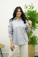 Chemise En Lin - Gris