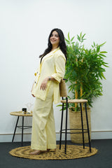 Ensemble Jaune - Pantalon & Blazer