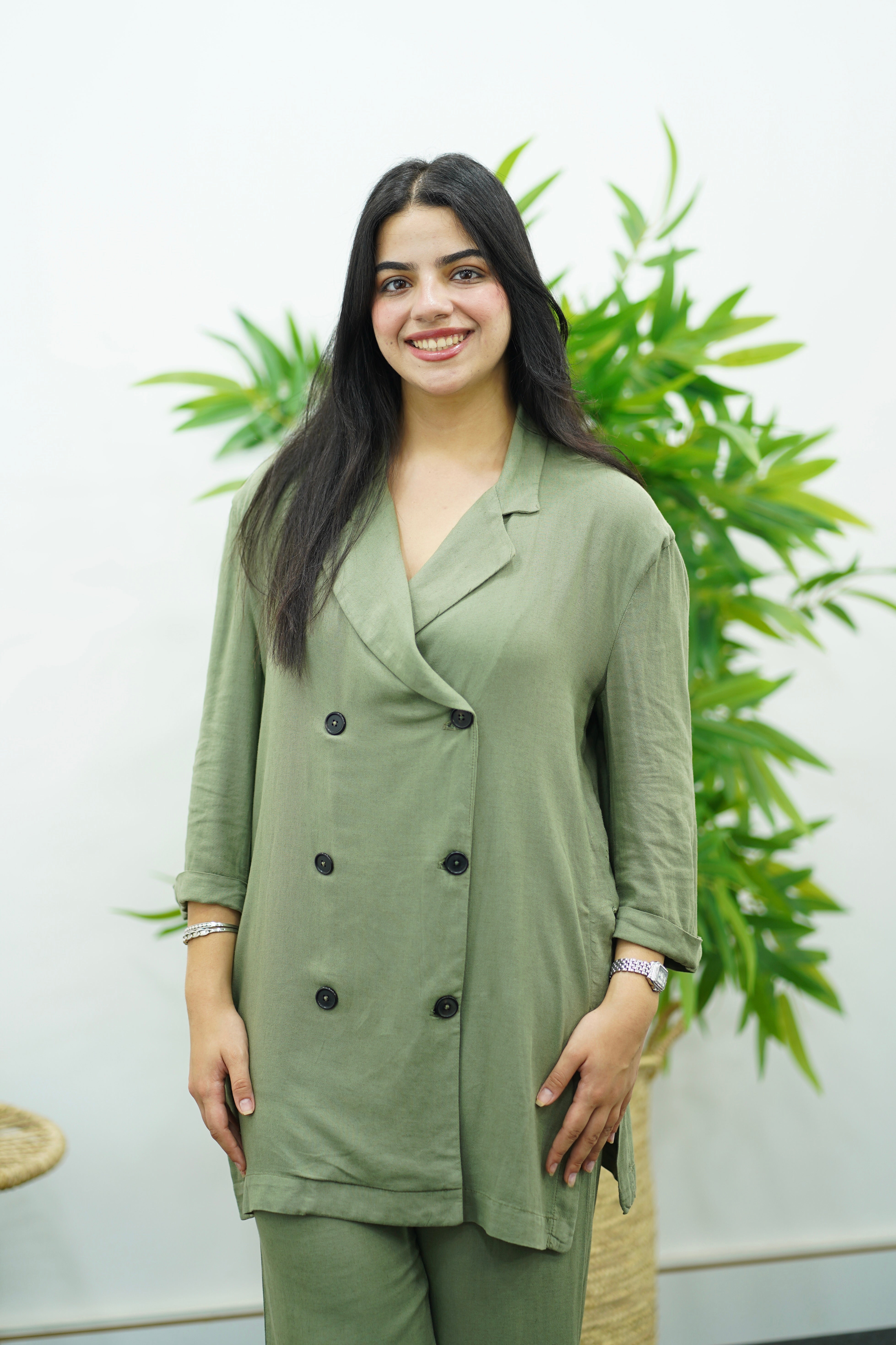 Ensemble Pantalon & Blazer - Kaki