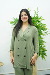 Ensemble Pantalon & Blazer - Kaki