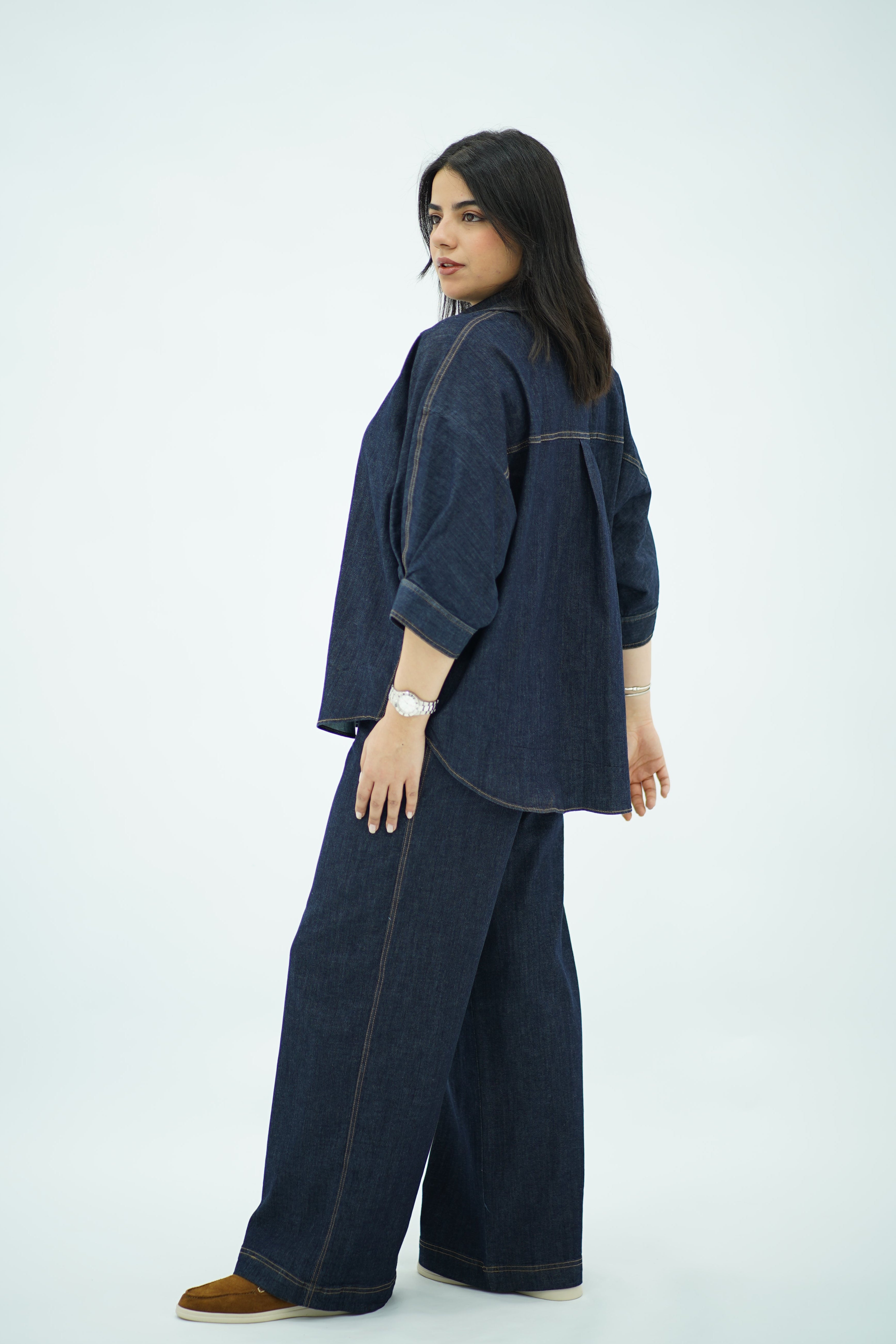 Ensemble Denim Brut – Silhouette Oversize