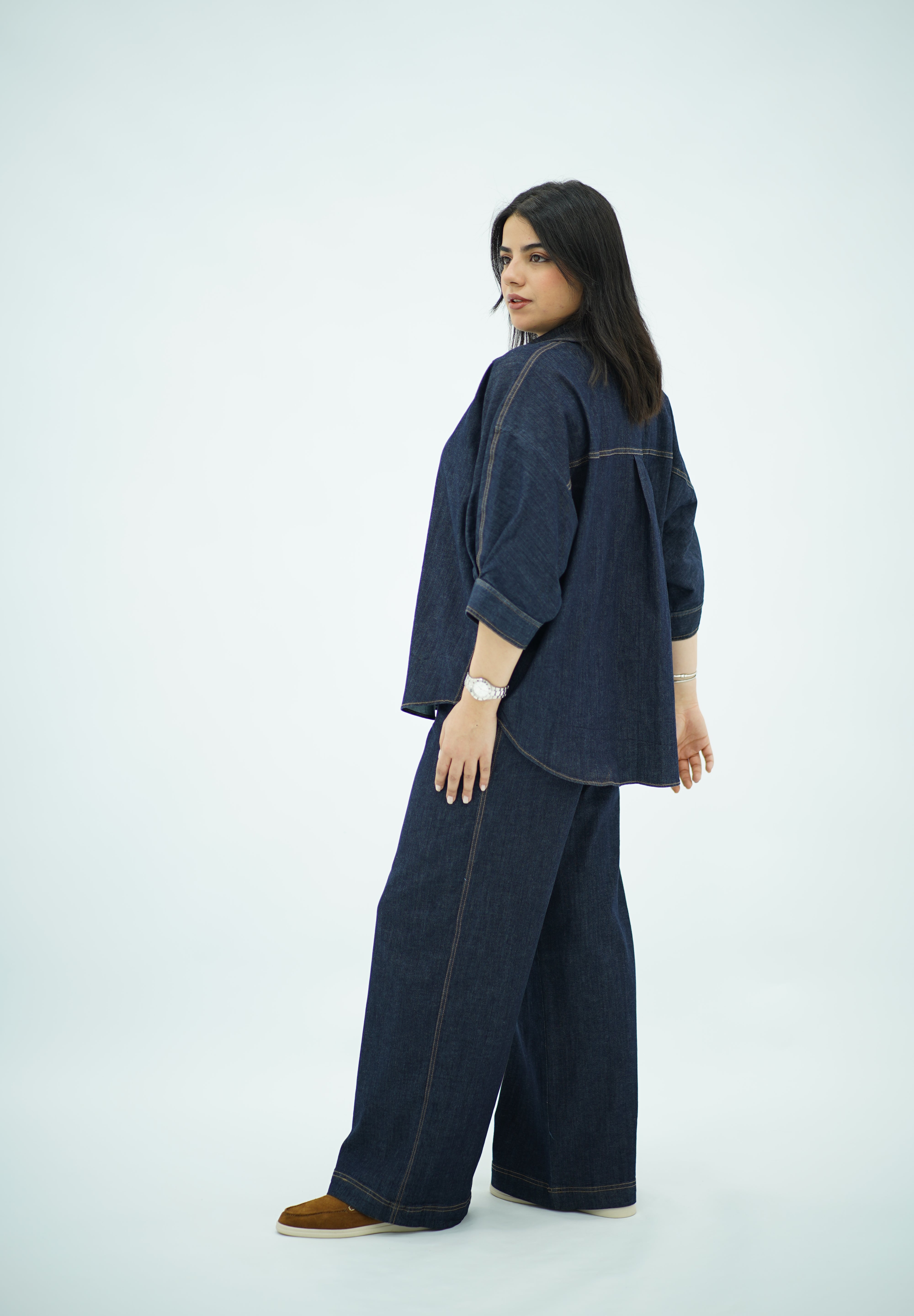 Ensemble Denim Brut – Silhouette Oversize