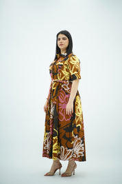 Robe Marron à motifs 🤎
