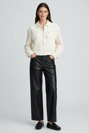 Veste Courte en Tweed Ecru