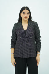 Veste En Tweed Noir