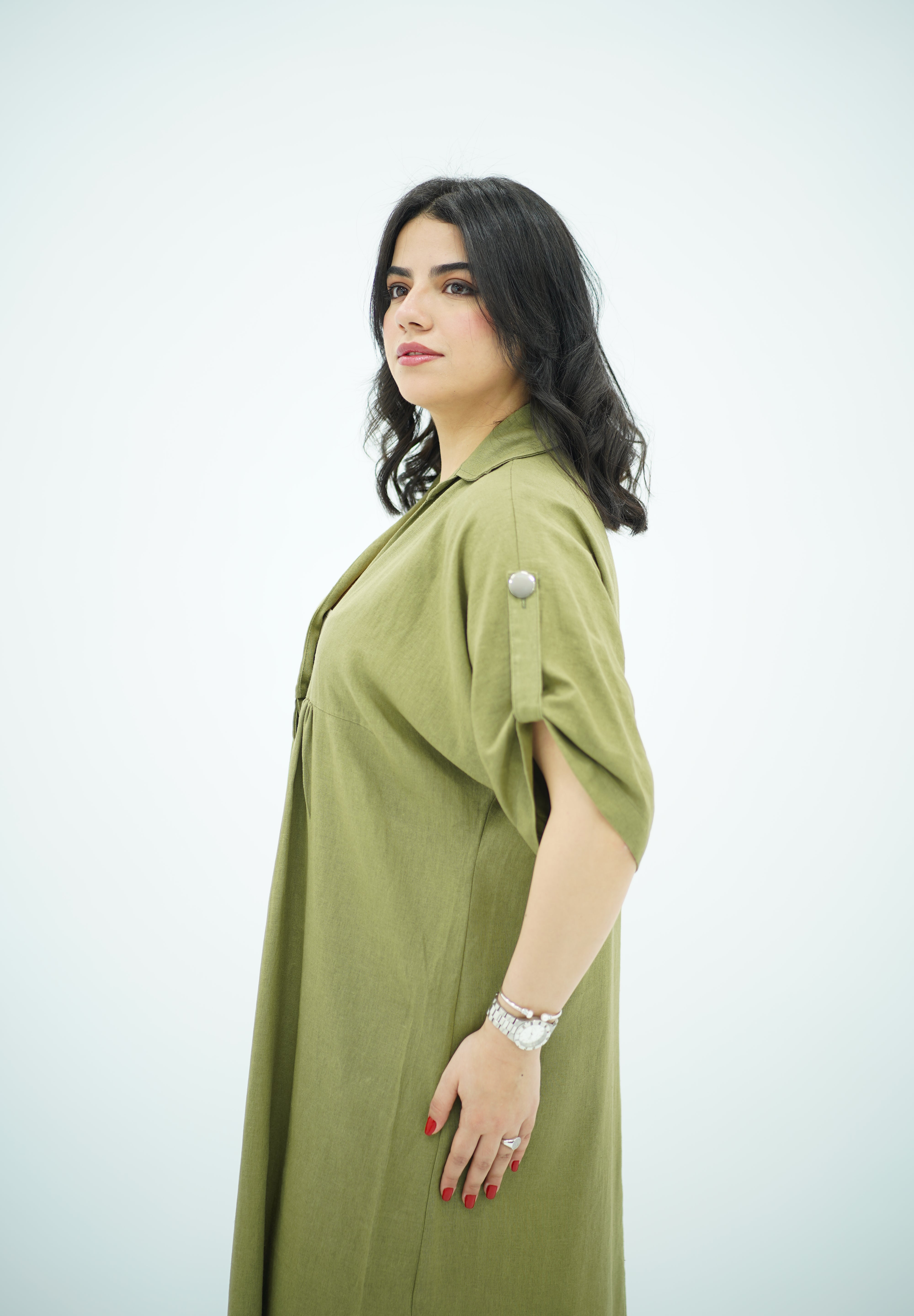 Robe Midi en Lin