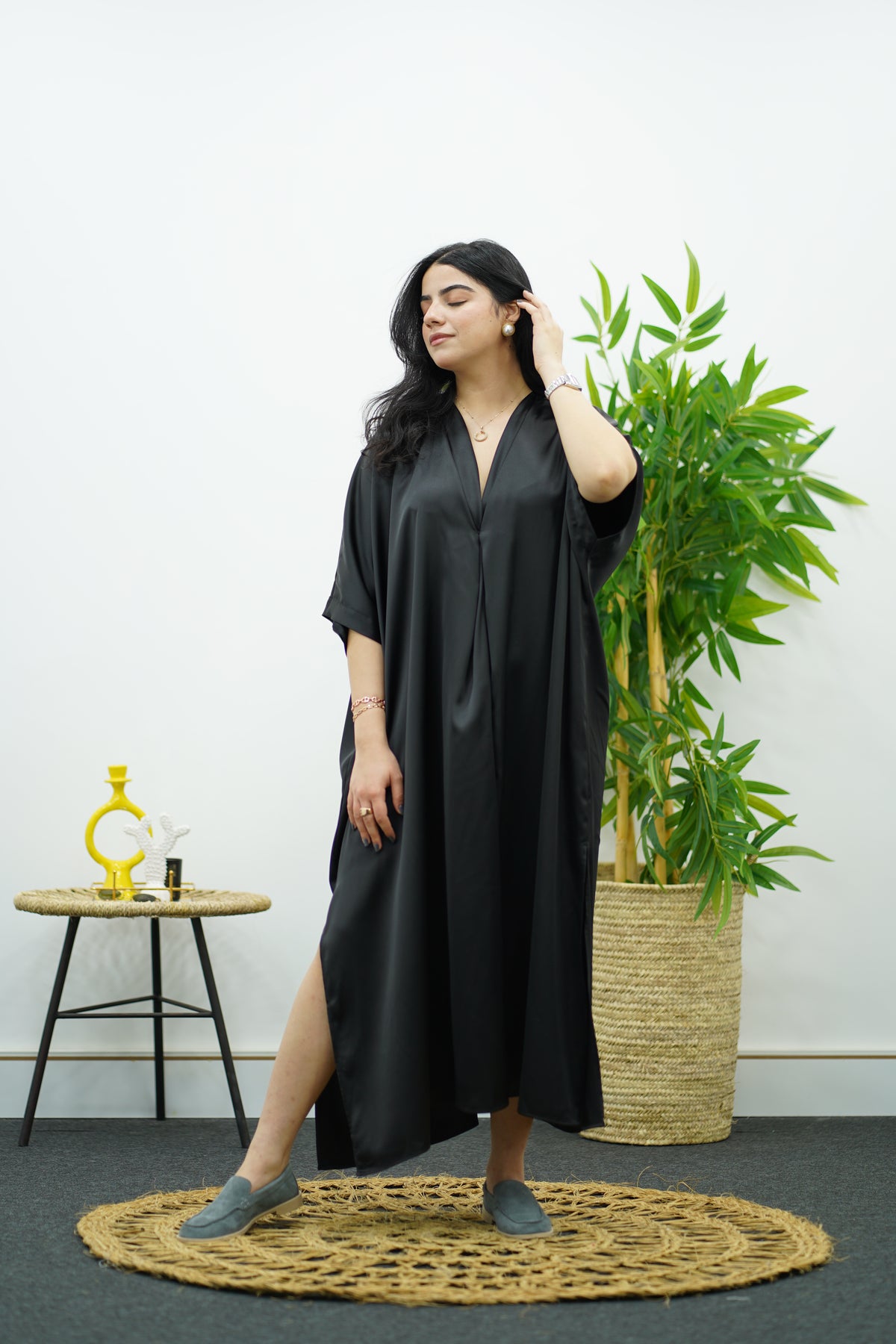 Robe Gandoura - NOIR
