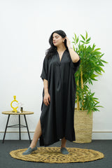 Robe Gandoura - NOIR
