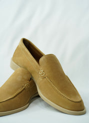 Mocassin en Daim- Camel