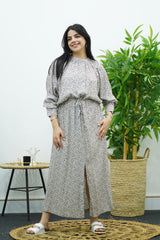 Robe langue avec ceinture
