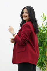 Veste En Bordeaux