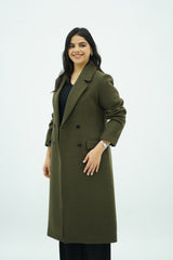 Manteau long Kaki