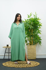 Robe Gandoura En lin 💚
